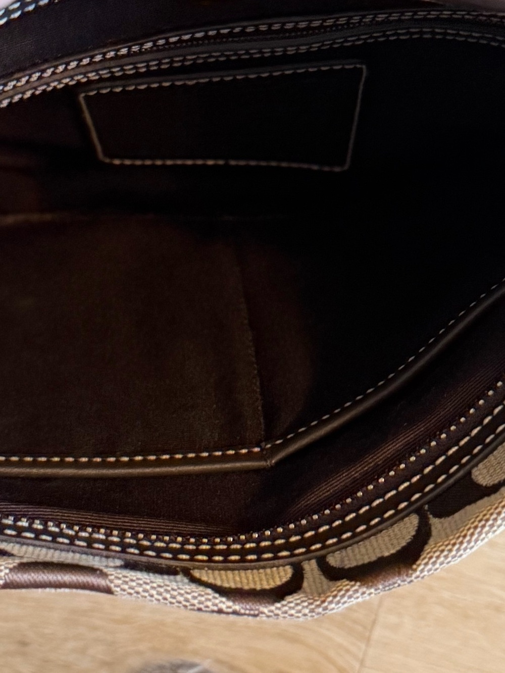 Coach Vintage Jacquard with Leather Bucket Bag - Picture 5 of 5